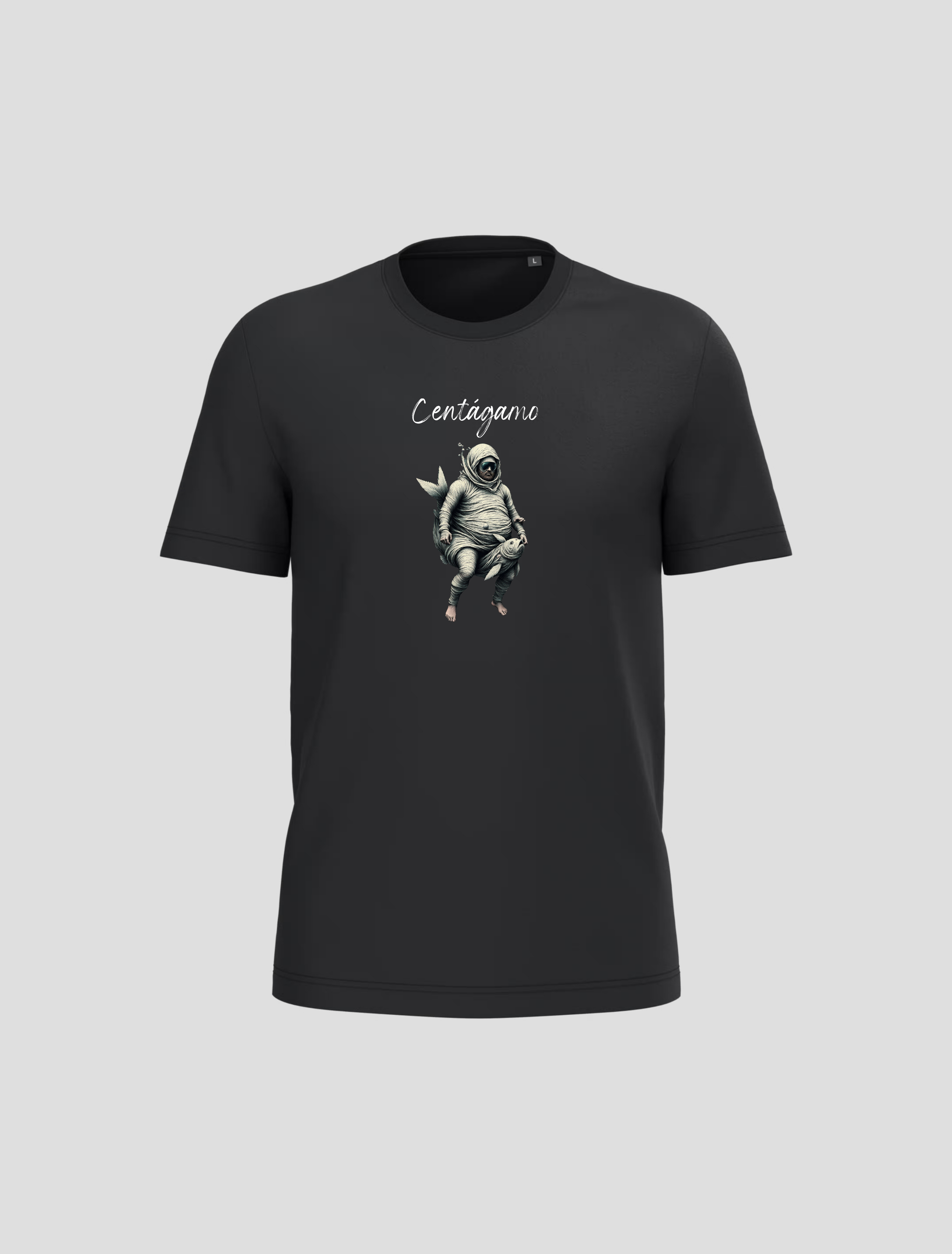 Camiseta Negra “Centágamo” – Astronaut Diver