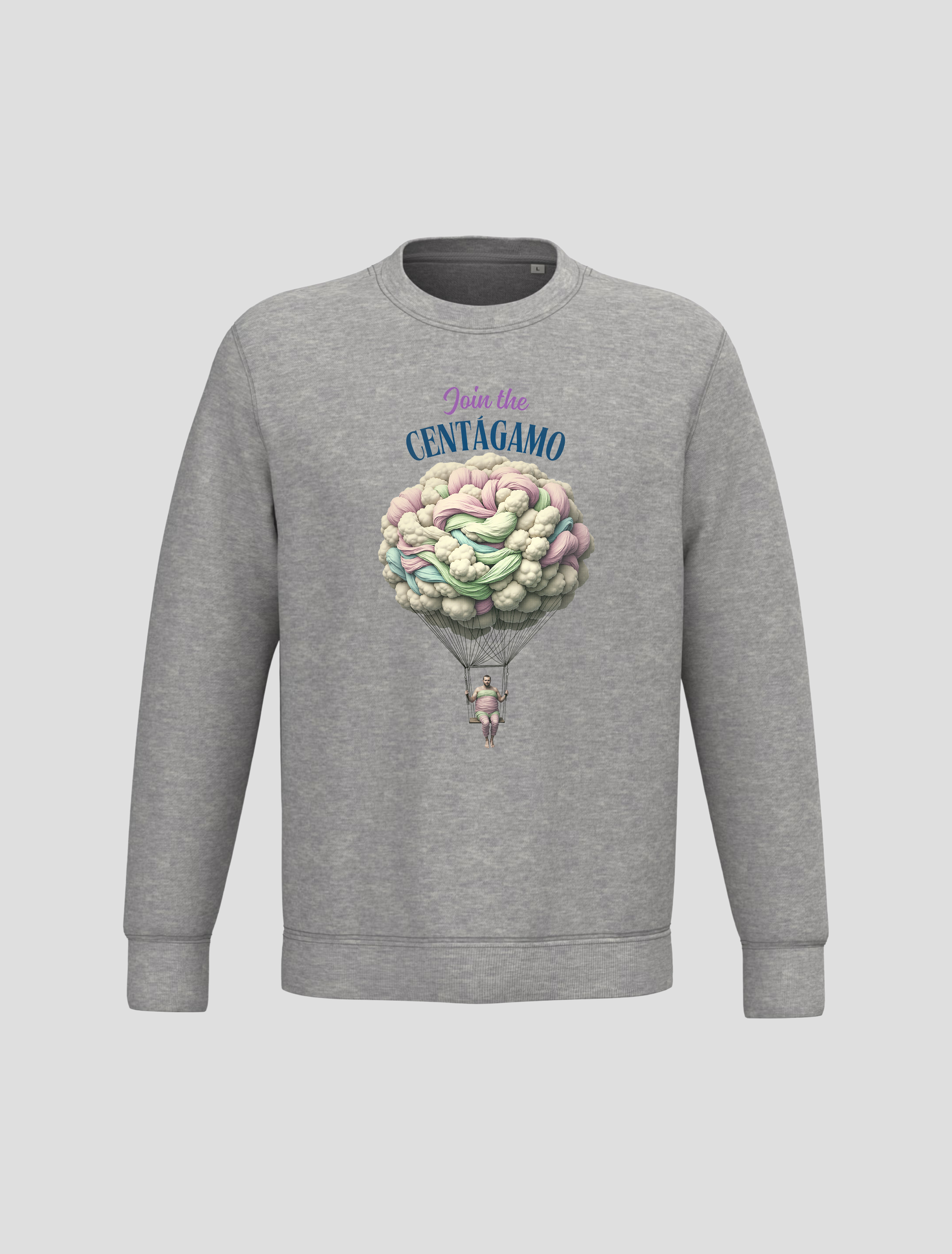 Sudadera Gris “Centágamo” – Join the Centágamo (Regular Fit)