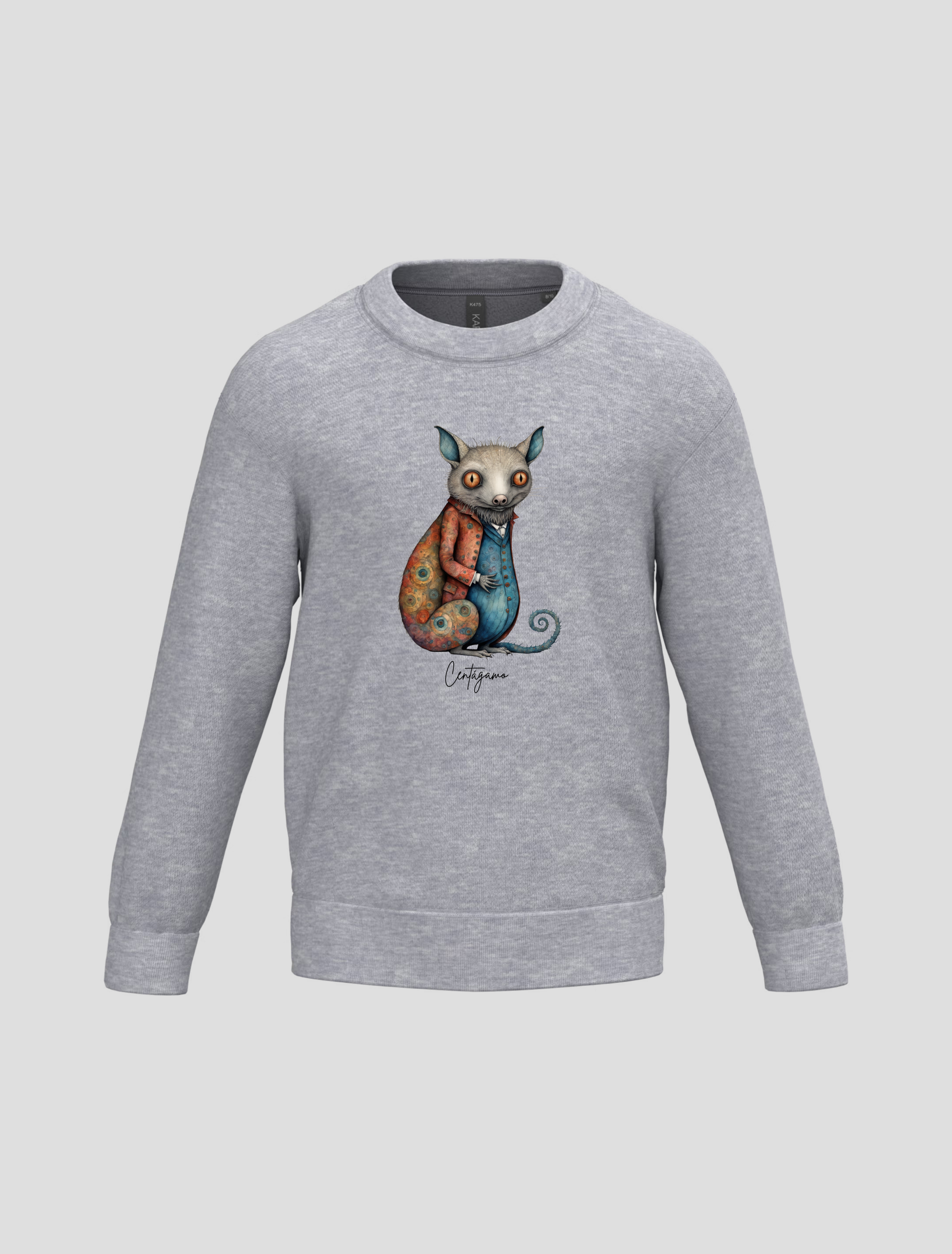 Sudadera Infantil Gris “Centágamo” – Criatura Fantástica